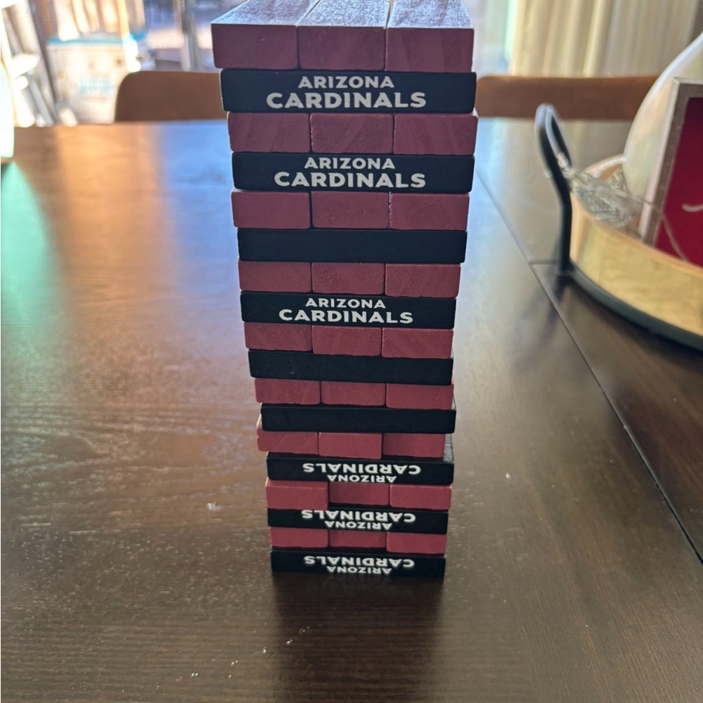 Arizona Cardinals Jenga Game